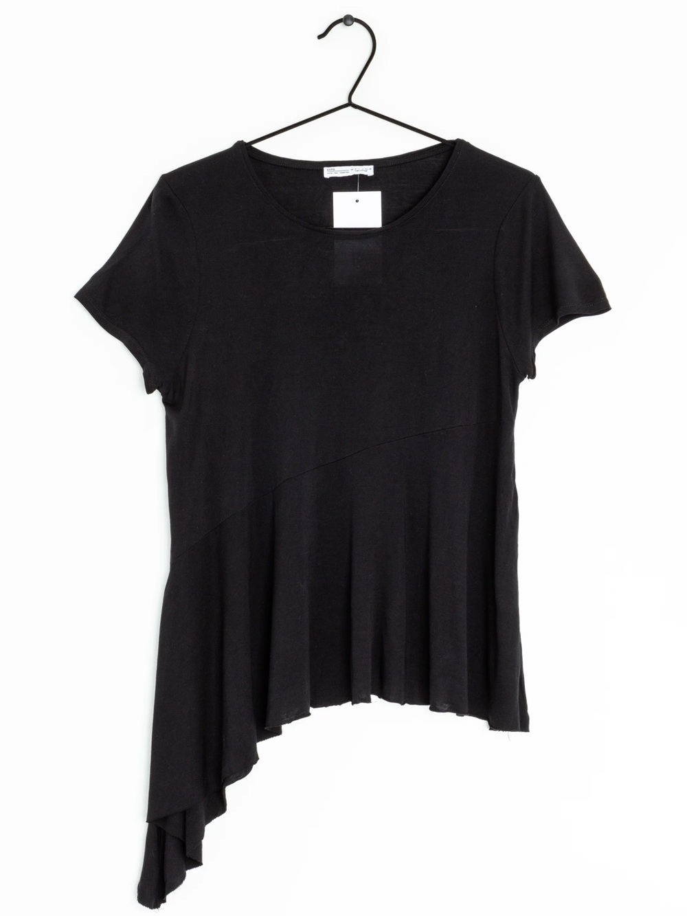 Zara Women’s Tee Angled Cut Top